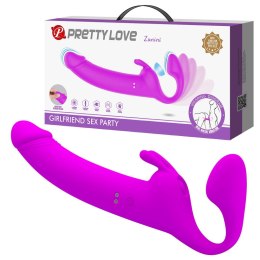 Zanini Vibrating Strapless Strap-On – Bez Uprzęży, Podwójna Przyjemność