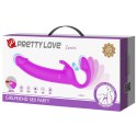 Zanini Vibrating Strapless Strap-On – Bez Uprzęży, Podwójna Przyjemność