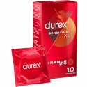 Durex Sensitive XL - cienkie prezerwatywy anatomiczne 10 sztuk DUREX CONDOMS