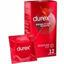 Durex Sensitive Soft 12 szt. cienkie, komfortowe prezerwatywy 56 mm DUREX CONDOMS