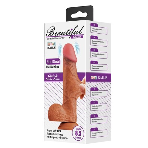 BAHAMUT, 8,5", Super soft TPR, Vibration Bendable Suction base BAHAMUT, 8,5", Super soft TPR, Vibration Bendable Suction base