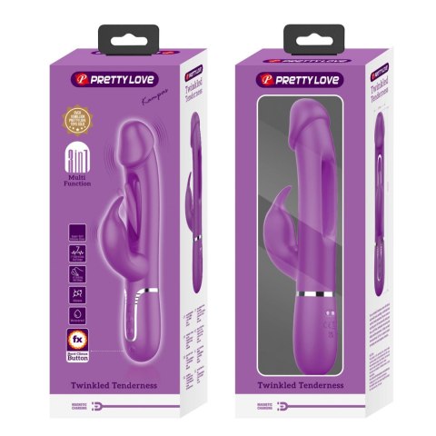 PRETTY LOVE - Kampas Purple, 7 vibration functions 4 licking settings PRETTY LOVE - Kampas Purple, 7 vibration functions 4 licking settings