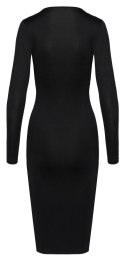 Cottelli Party Dress Zip S czarna sukienka z dwukierunkowym zamkiem Cottelli PARTY Cottelli Party Dress Zip S czarna sukienka z dwukierunkowym zamkiem Cottelli PARTY