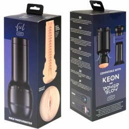 KIIROO Feel Stroker Neutralny - kompatybilny z KEON, jasny kolor KIIROO