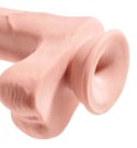 King Cock Plus Model 30 cm Jasny - Anatomiczna Forma z Przyssawką King Cock Plus