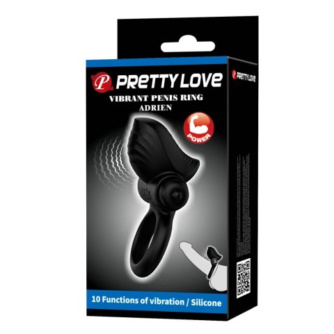PRETTY LOVE - Vibrate Penis Ring ADRIEN 10 functions PRETTY LOVE - Vibrate Penis Ring ADRIEN 10 functions