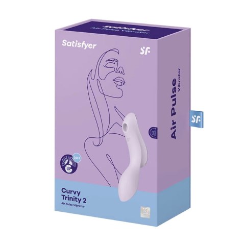 Satisfyer Curvy Trinity 2 - Wielofunkcyjny Wibrator Pulsacyjny, Rożowy Satisfyer Satisfyer Curvy Trinity 2 - Wielofunkcyjny Wibrator Pulsacyjny, Rożowy Satisfyer