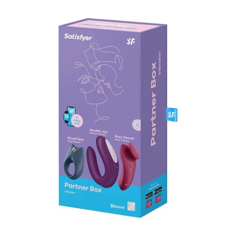 Satisfyer Partner Box 3 - Zestaw urządzeń intymnych Bluetooth Satisfyer Satisfyer Partner Box 3 - Zestaw urządzeń intymnych Bluetooth Satisfyer