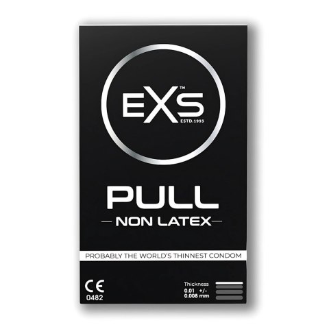 EXS PULL Prezerwatywy Bez Lateksu Hipoalergiczne 3 sztuki EXS EXS PULL Prezerwatywy Bez Lateksu Hipoalergiczne 3 sztuki EXS
