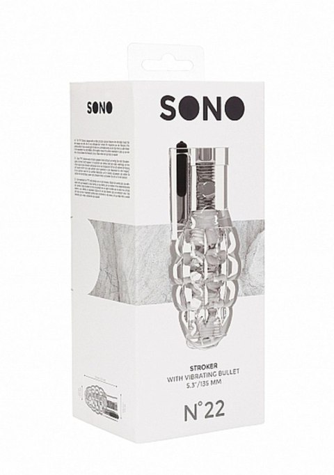 No.22 - Stroker - with vibrating bullet - Translucent No.22 - Stroker - with vibrating bullet - Translucent