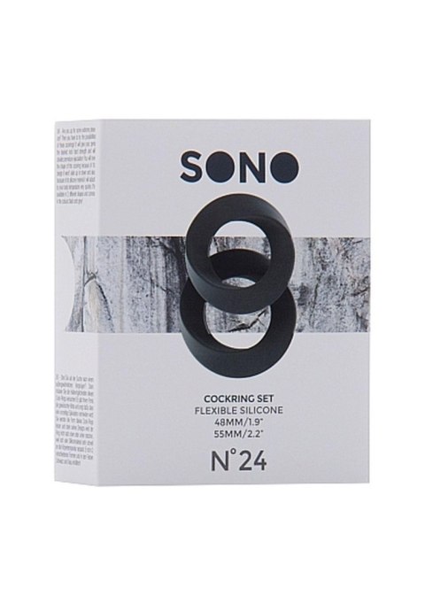 No.24 - Cockring Set - Grey No.24 - Cockring Set - Grey