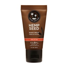 Earthly Body Hemp Shave Cream 30ml krem do golenia z olejem konopnym Earthly body