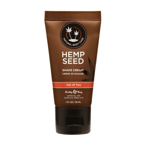 Earthly Body Hemp Shave Cream 30ml krem do golenia z olejem konopnym Earthly body Earthly Body Hemp Shave Cream 30ml krem do golenia z olejem konopnym Earthly body