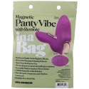 Doc Johnson Magnetic Panty Vibe - Silikonowy model z pilotem, czarny Doc Johnson Doc Johnson Magnetic Panty Vibe - Silikonowy model z pilotem, czarny Doc Johnson