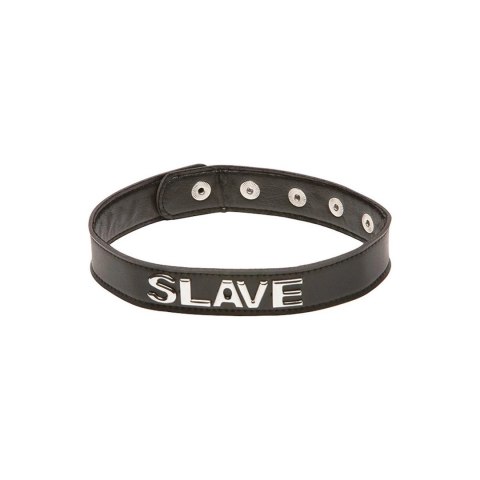 Allure Xplay Obroża Regulowana z Napisem SLAVE Czarna Xplay by Allure Allure Xplay Obroża Regulowana z Napisem SLAVE Czarna Xplay by Allure