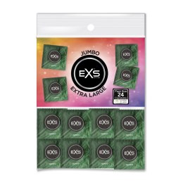 EXS Jumbo Mix 24 sztuki - prezerwatywy o szerokości 69 mm EXS