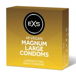 EXS Magnum Large 48 szt. prezerwatywy powiększone, cienka ścianka EXS
