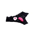 XR Brands PantyVibe - Wibrujące majtki z pilotem, czarne, silikon XR Brands XR Brands PantyVibe - Wibrujące majtki z pilotem, czarne, silikon XR Brands