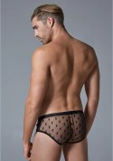 Allure Star Męskie Slipy L/XL Przezroczyste z Siatką i Elastycznym Pasem Allure Allure Star Męskie Slipy L/XL Przezroczyste z Siatką i Elastycznym Pasem Allure