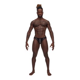 Male Power Landing Strip Bikini Brief XL matowe wykończenie onyks Male Power