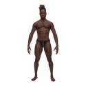 Male Power Landing Strip Bikini Brief M czarne matowe wstawki Male Power Male Power Landing Strip Bikini Brief M czarne matowe wstawki Male Power