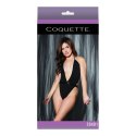Coquette Body z głębokim dekoltem czarne eleganckie rozmiar M Coquette Coquette Body z głębokim dekoltem czarne eleganckie rozmiar M Coquette