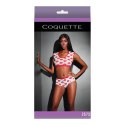 Coquette komplet damski - top i szorty z nadrukiem, rozmiar uniwersalny Coquette Coquette komplet damski - top i szorty z nadrukiem, rozmiar uniwersalny Coquette