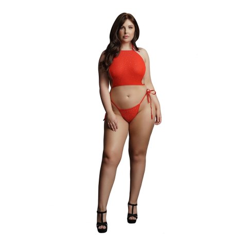 Le Desir komplet top i majtki Plus Size połyskujący 1XL-3XL Le Désir by Shots Le Desir komplet top i majtki Plus Size połyskujący 1XL-3XL Le Désir by Shots