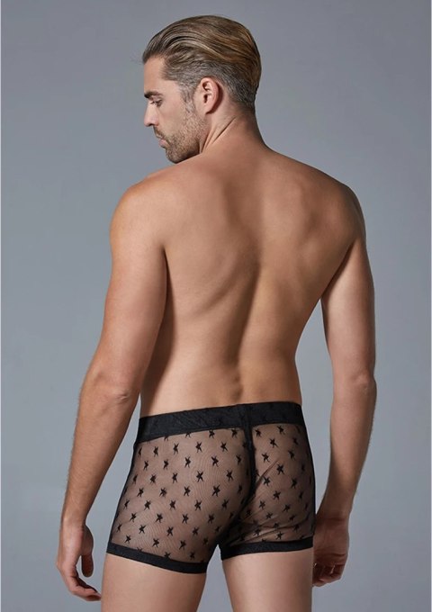 Allure Szorty męskie S/M z motywem gwiazdy, elastyczny pas Allure Allure Szorty męskie S/M z motywem gwiazdy, elastyczny pas Allure