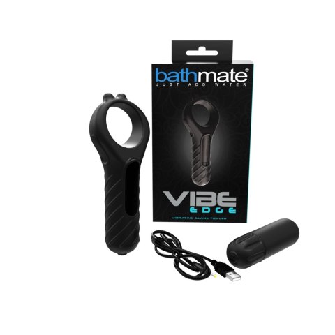 Bathmate Vibe Edge silikonowy pierścień z systemem wibracji, czarny Bathmate Bathmate Vibe Edge silikonowy pierścień z systemem wibracji, czarny Bathmate
