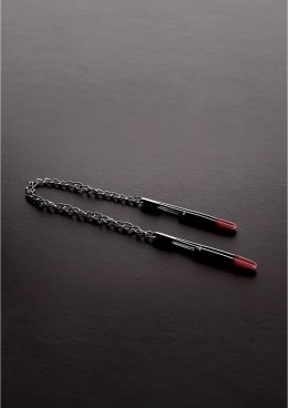 Steel Deluxe - Zacisk kleszczykowy z łańcuchem, regulacja nacisku 11,5 cm Steel by Shots