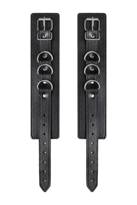 Anonymo handcuffs, PU leather, black, 26.5 cm Anonymo handcuffs, PU leather, black, 26.5 cm