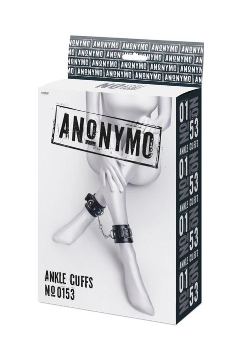 Anonymo handcuffs, PU leather, black, 26.5 cm Anonymo handcuffs, PU leather, black, 26.5 cm