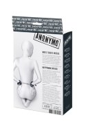 Anonymo handcuffs, PU leather, black