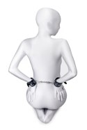 Anonymo handcuffs, PU leather, black