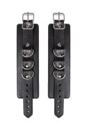 Anonymo handcuffs, PU leather, black
