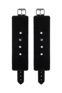 Anonymo handcuffs, PU leather, black