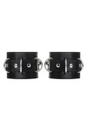 Anonymo handcuffs, PU leather, black