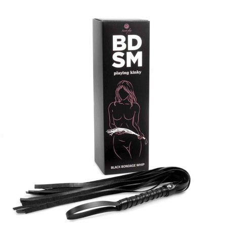 Pejcz-Black Bondage Whip BDSM Pejcz-Black Bondage Whip BDSM