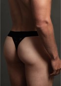 Allure Lace LXL - męskie stringi z elastycznej koronki, czarne Allure Allure Lace LXL - męskie stringi z elastycznej koronki, czarne Allure