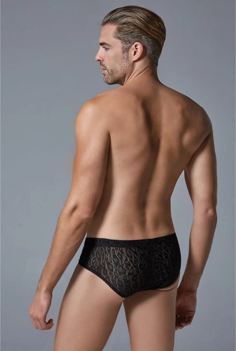 Allure Men Brief SM lampart elastyczne slipy średni stan M Allure Allure Men Brief SM lampart elastyczne slipy średni stan M Allure