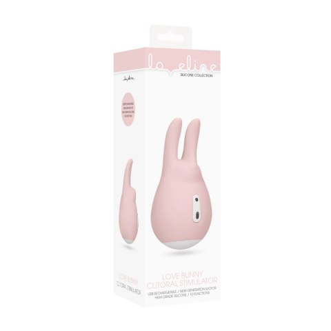 Loveline Love Bunny - Kompaktowy stymulator punktowy USB, silikonowy Loveline by Shots Loveline Love Bunny - Kompaktowy stymulator punktowy USB, silikonowy Loveline by Shots