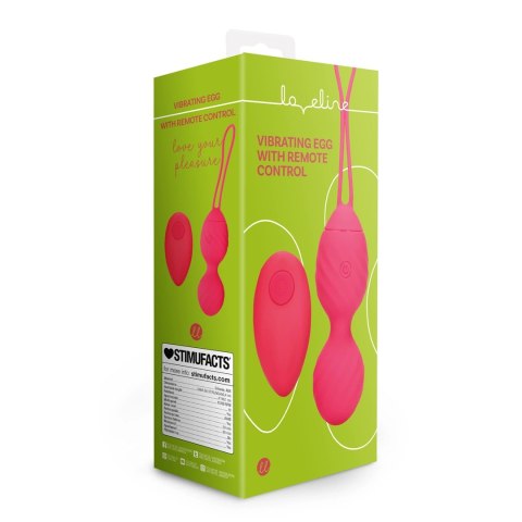 Loveline Zestaw Wibrujących Jajeczek z Pilotem Strawberry Red Loveline by Shots Loveline Zestaw Wibrujących Jajeczek z Pilotem Strawberry Red Loveline by Shots