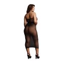 Le Desir Plus Size długa sukienka siateczkowa z kontrastowym wzorem XXL-5XL Le Désir by Shots Le Desir Plus Size długa sukienka siateczkowa z kontrastowym wzorem XXL-5XL Le Désir by Shots