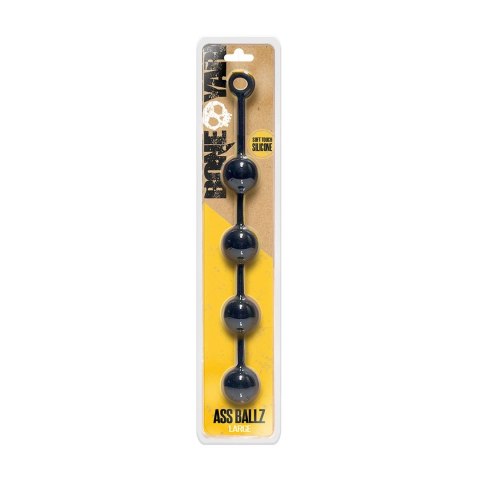 Boneyard Ass Ballz XL - Koraliki silikonowe L, 46 cm, czarne Boneyard Boneyard Ass Ballz XL - Koraliki silikonowe L, 46 cm, czarne Boneyard