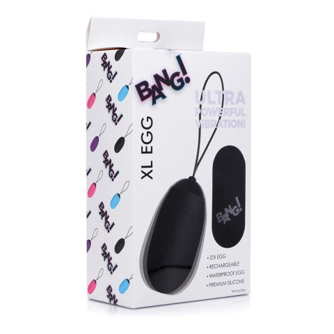 XR Brands BANG XL - Bezprzewodowe jajko wibracyjne silikonowe, 21 trybow XR Brands XR Brands BANG XL - Bezprzewodowe jajko wibracyjne silikonowe, 21 trybow XR Brands