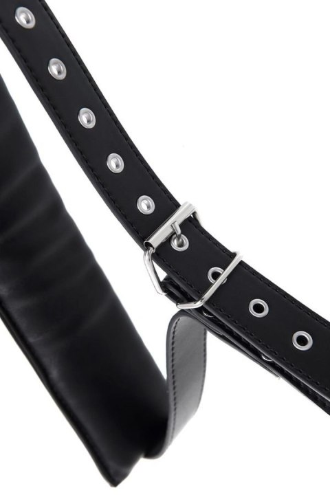 Anonymo fixing sling, PU leather, black, 145 cm Anonymo fixing sling, PU leather, black, 145 cm