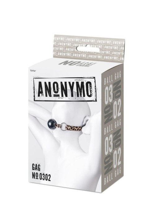 Anonymo gag, ABS plastic, black, 64 cm Anonymo gag, ABS plastic, black, 64 cm