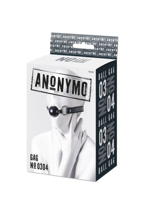 Anonymo gag, TPR, black, 64 cm Anonymo gag, TPR, black, 64 cm
