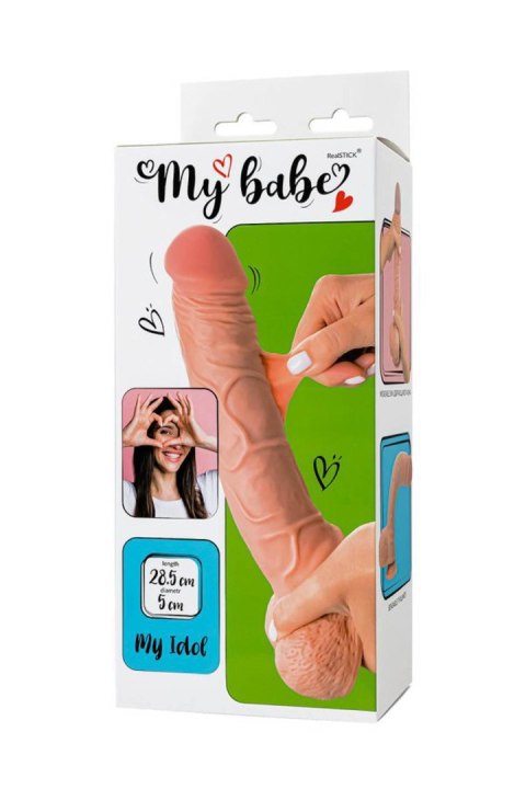 Dildo My babe by RealStick My Idol, flesh,TPE, 28,5 cm Dildo My babe by RealStick My Idol, flesh,TPE, 28,5 cm